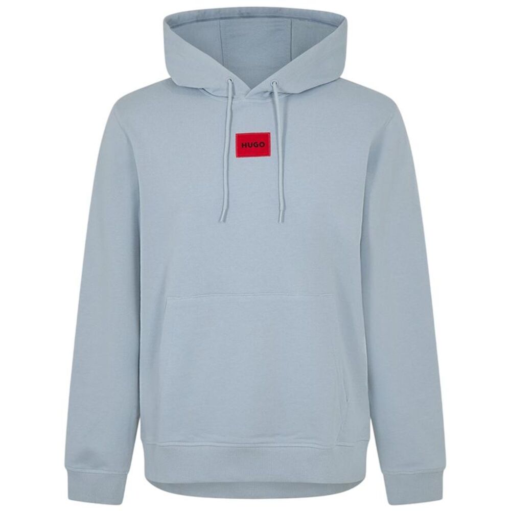 Hugo Mens Cotton Blend Pullover Hoodie / Blue